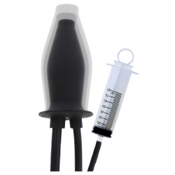 Hidden Desire Plug gonflable Lubinflat Butt 10.5 x 4 cm Noir